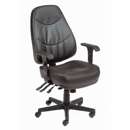 Global Industrial Executive Leather Chair With Multifunctional Adjustments 506573